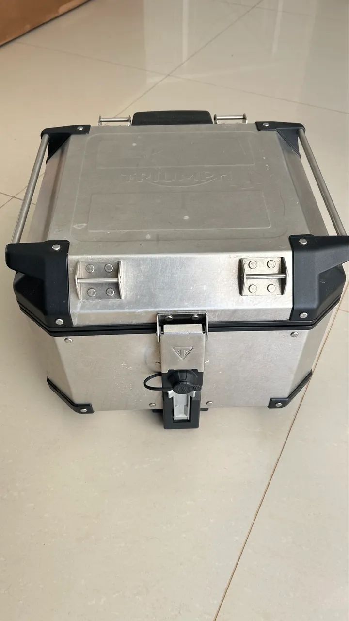 Top Case Bauleto Triumph Original Expedition 42L - Alumínio - com base 