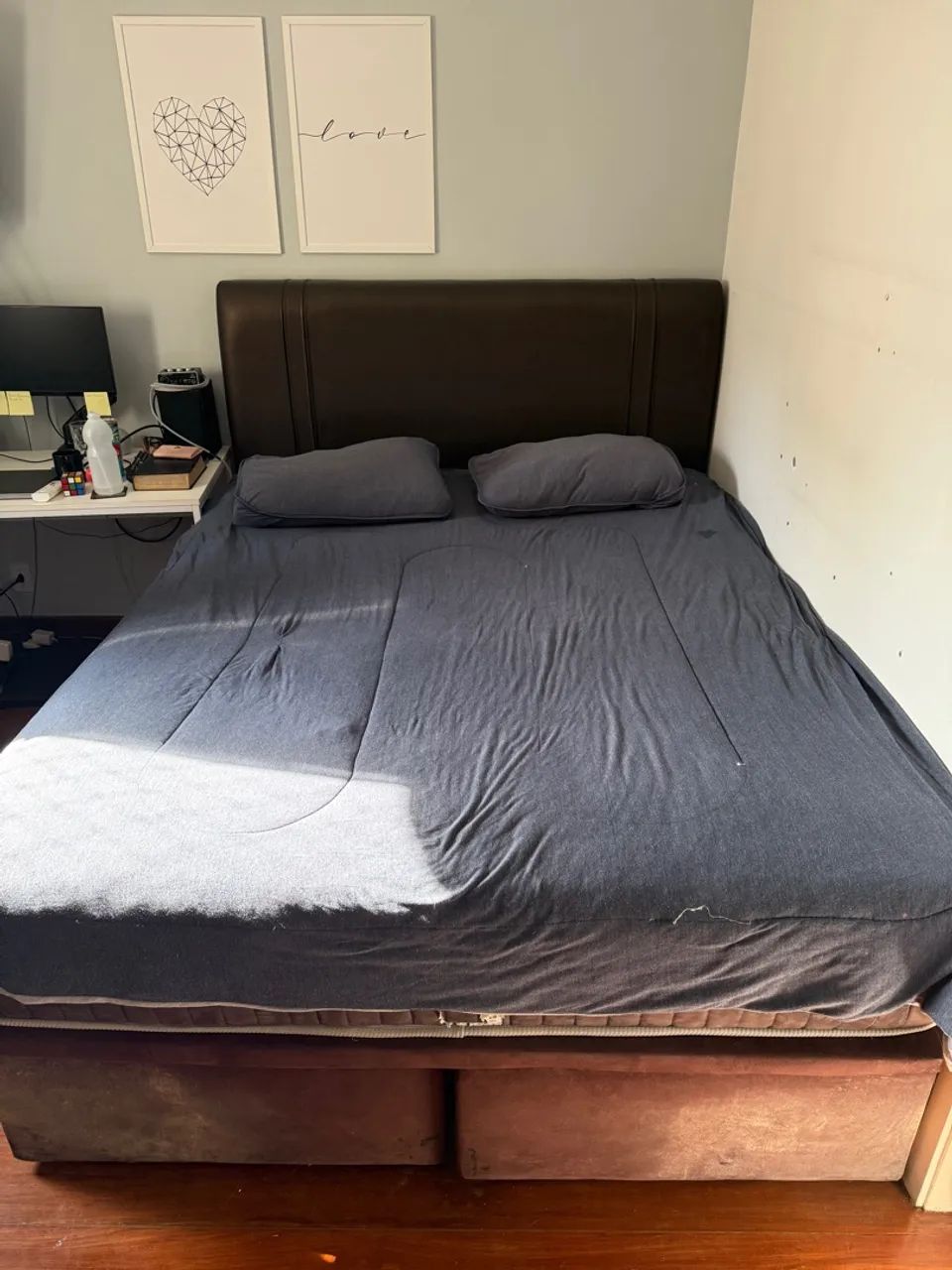 Cama Box Queen Ortobom Absolut + Baú + Cabeceira - Foto 4