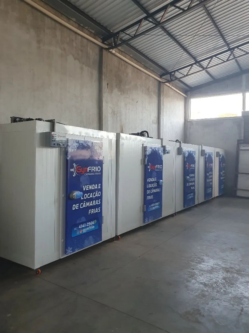 Câmara fria móvel a pronta entrega