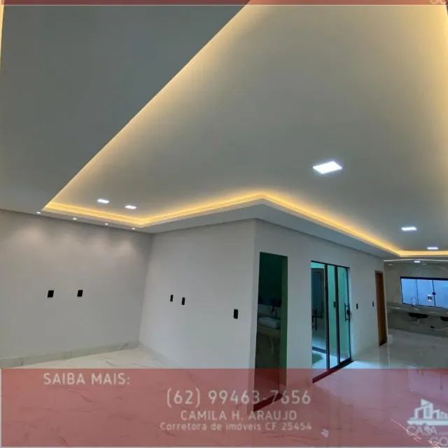  Venda de casa nova Setor Garavelo - Casa em Goiânia. - Foto 4