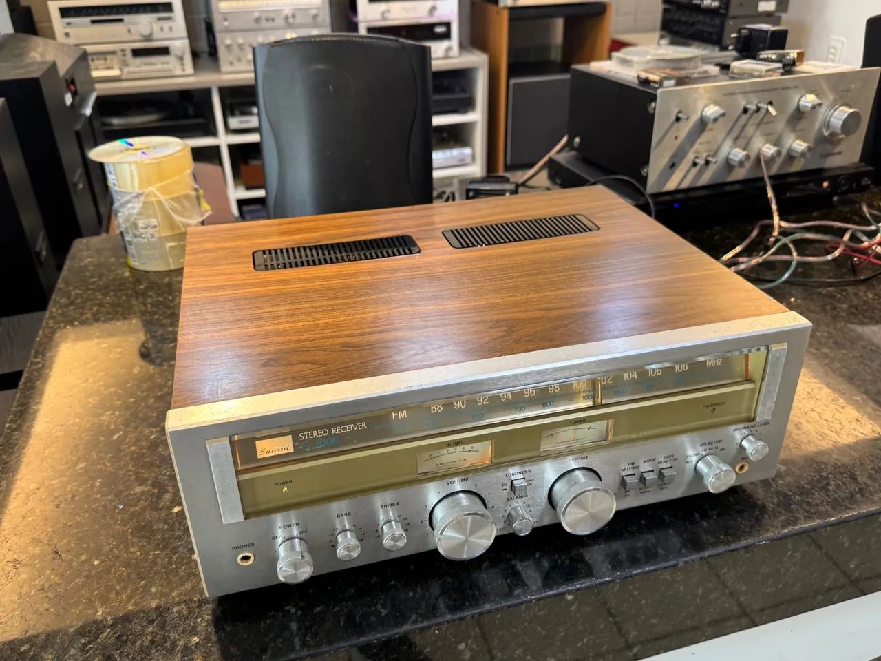 Novíssimo e impecável Receiver Sansui G-2000(revisado com garantia)!