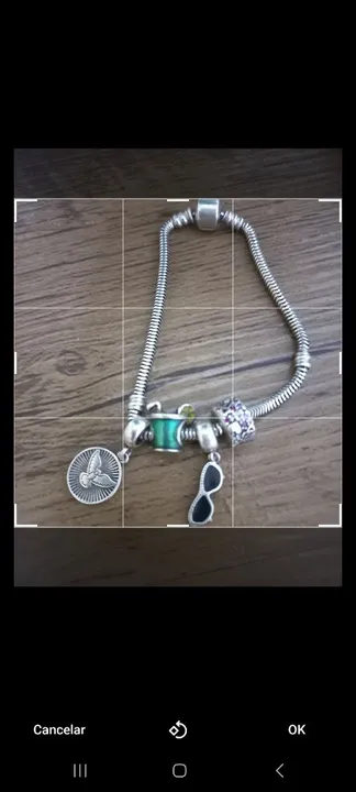 Pulseira toda em Prata legítima