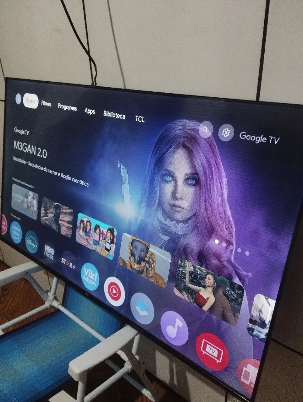 Tv SMART 50 4K novinha  - Foto 4