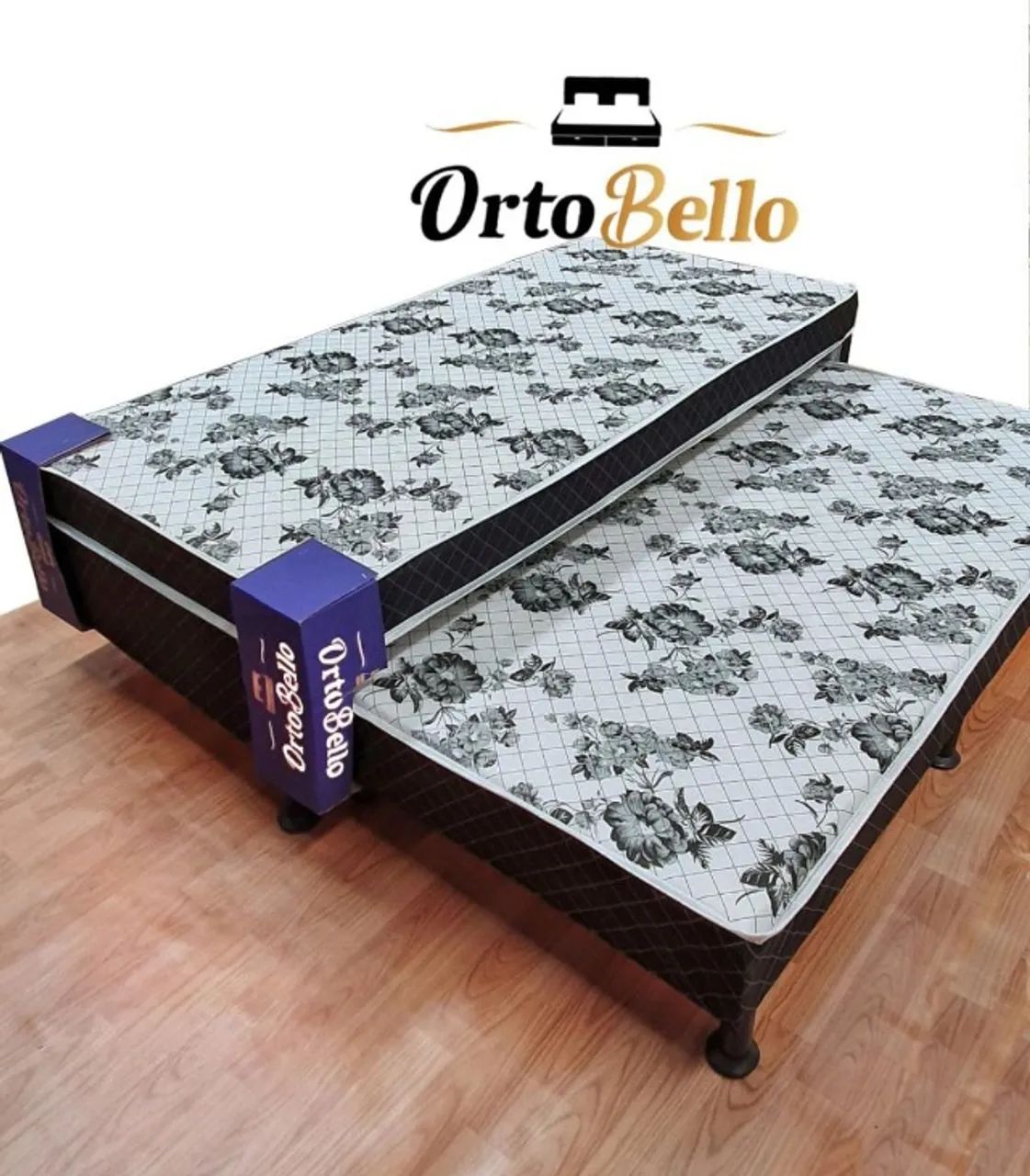 Cama Box Solteiro + Auxiliar  D20 Pronta Entrega*