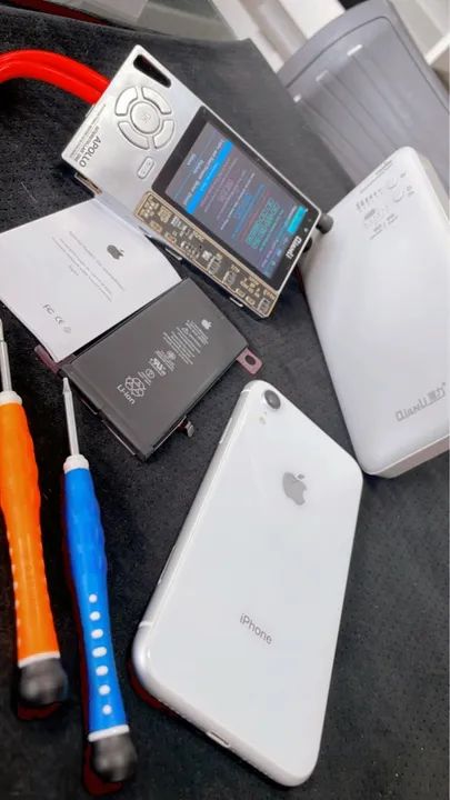 Trocar tela, bateria e tampa traseira para IPhone - Foto 4