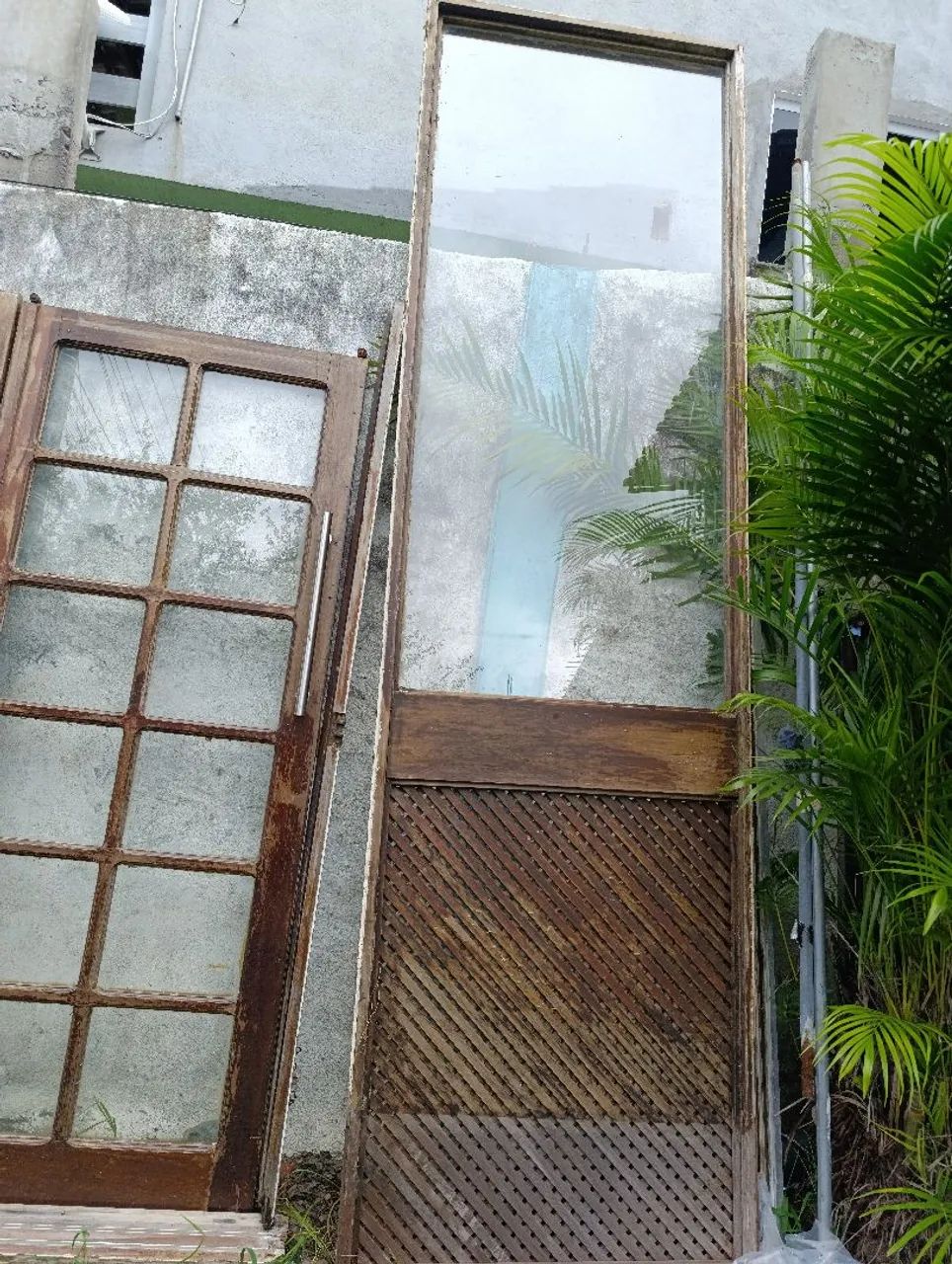 Portas de madeira com vidros - Foto 5