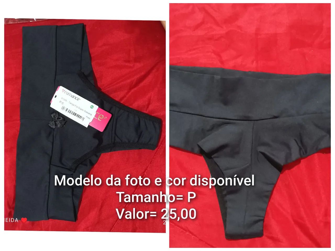 Calcinha Fio Duplo Brida - P - Preta - Foto 3