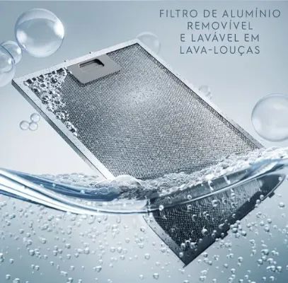 Coifa de Ilha Electrolux 90cm Inox Experience com Inteligência Artificial e Alto Poder Suc - Foto 5