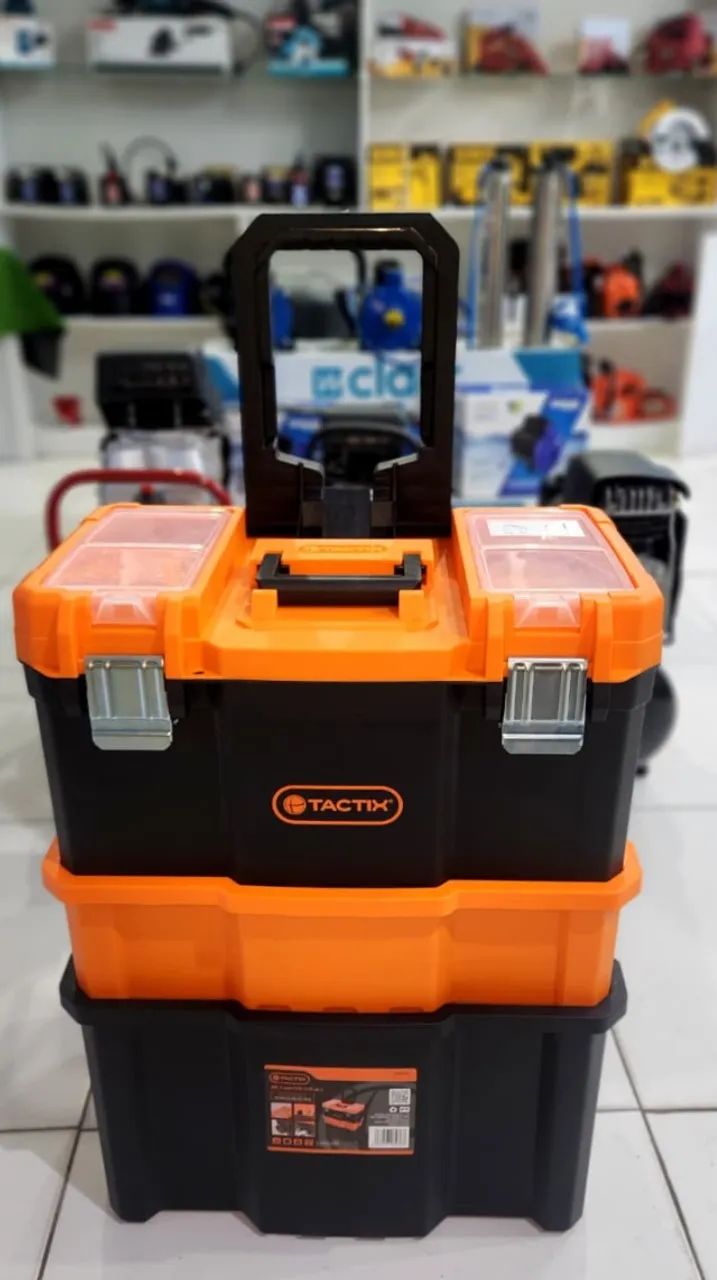 CAIXA DE FERRAMENTA 3 EM 1 COM RODAS - TACTIX 1