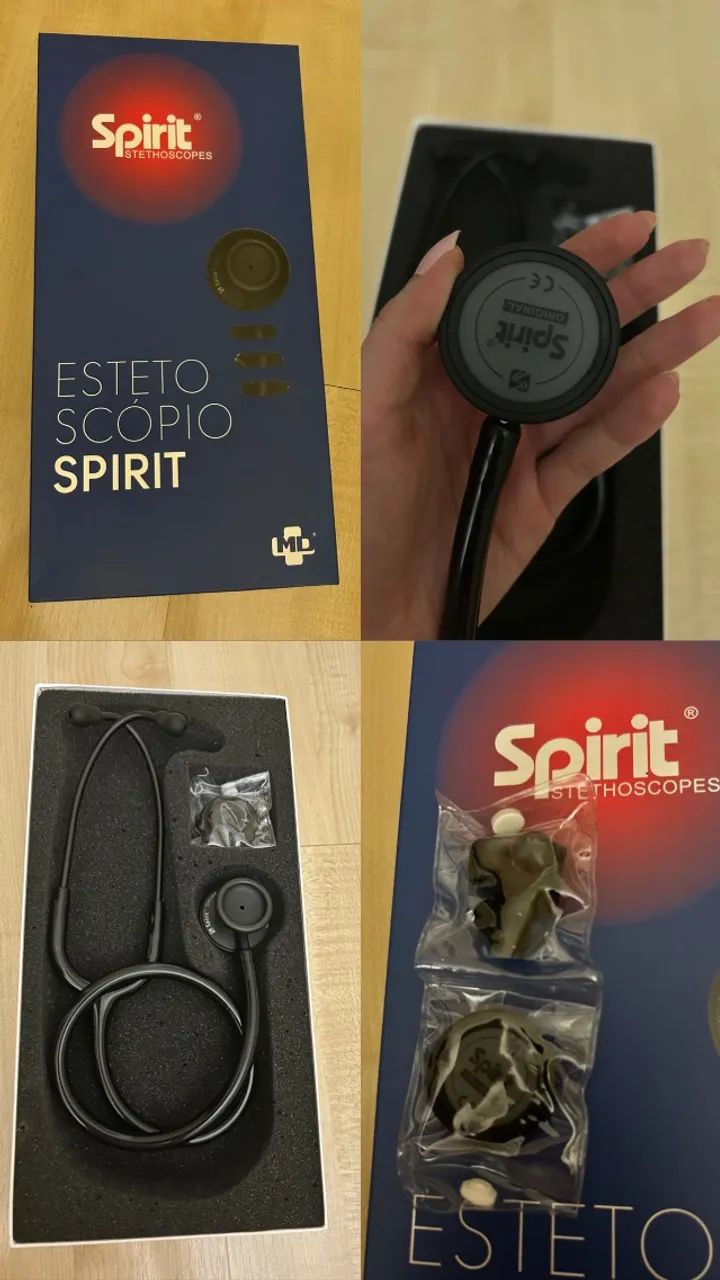 Estetoscópio Spirit III Pro - Black Edition 