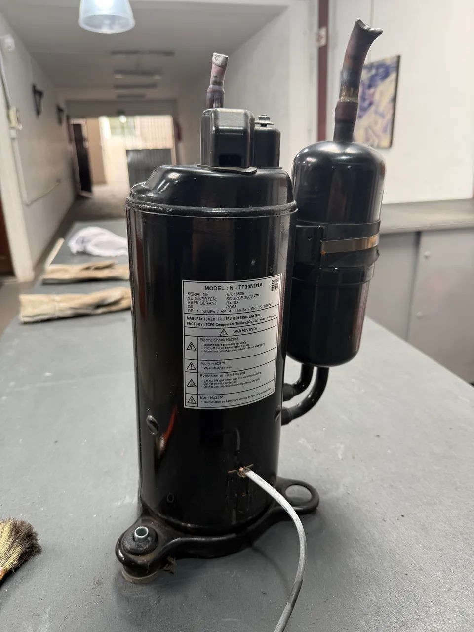 Compressor ar condicionado fujitsu inverter modelo: N-TF30ND1A - Ar ...