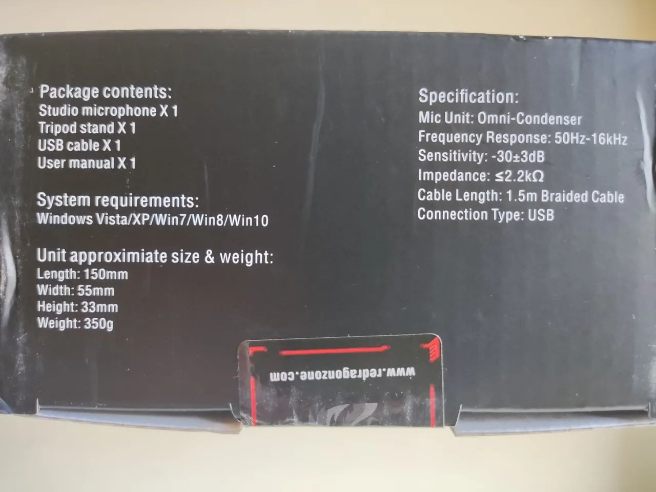 Microfone Gamer Quasar 2 Redragon modelo GM200-1 - Foto 5