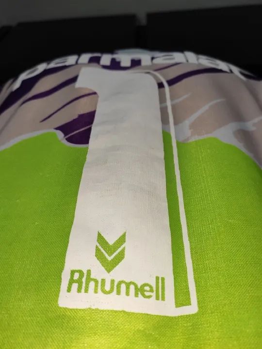 Camisa Palmeiras Goleiro Original Rhumell Antiga Anos 90 - Foto 5