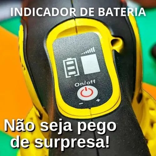 Politriz Automotiva Lixadeira Sem Fio Enceradeira 2 Baterias - Foto 3