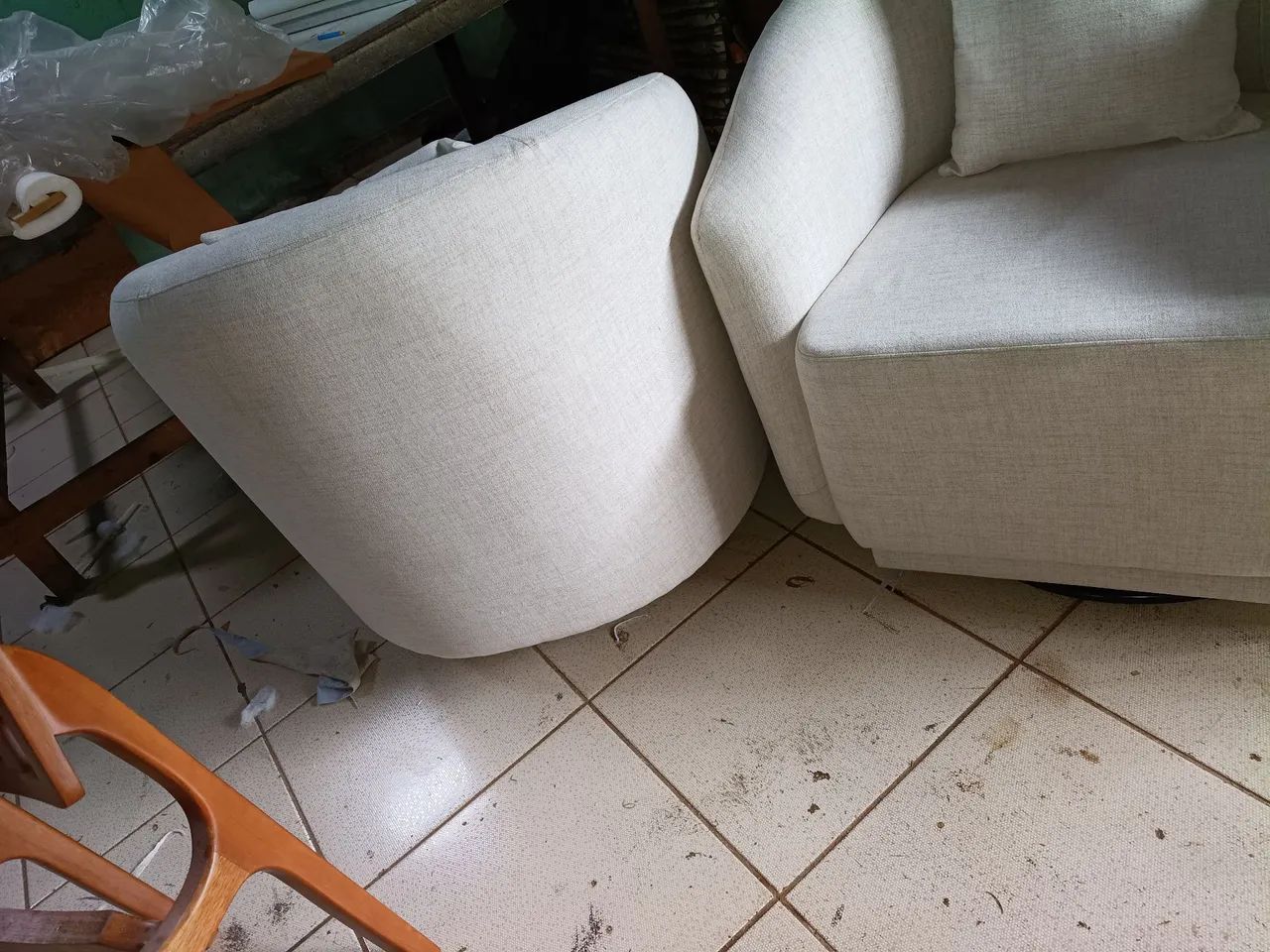Poltronas orgânicas  giratória vários modelos e tamanhos  - Foto 3