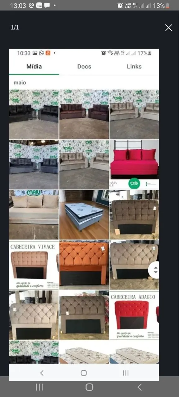 Sofa temos sim R$ 650,00