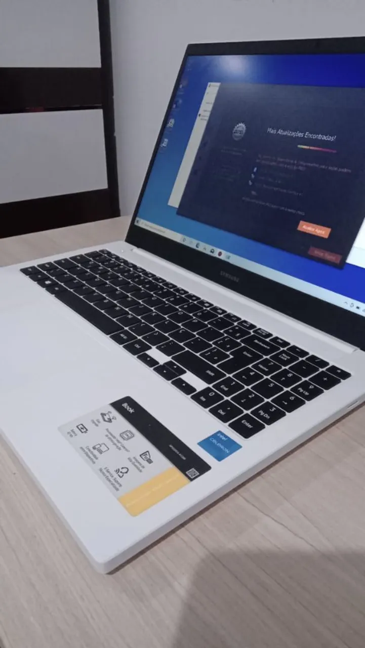 Notebook Samsung Book Intel Celeron 8gb ddr4 ssd 128gb tela 15,6 impecável 