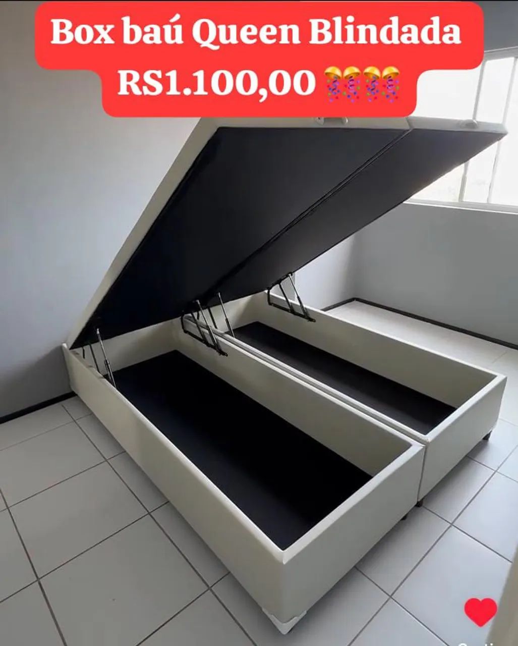 Cama Box com Baú Blindadas!! Vários tamanhos confira - Foto 4