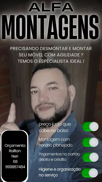 Montador de móveis * 