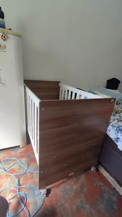 Berço Americano de Bebê Branco - Foto 3