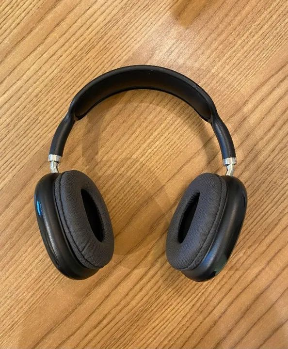 Fone Headphone Bluetooth Wireless Extra Bass P9 Air Top Max Cor Preto