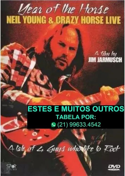 2 Dvds do Neil Young. Mais de 100 títulos disponíveis - Foto 4