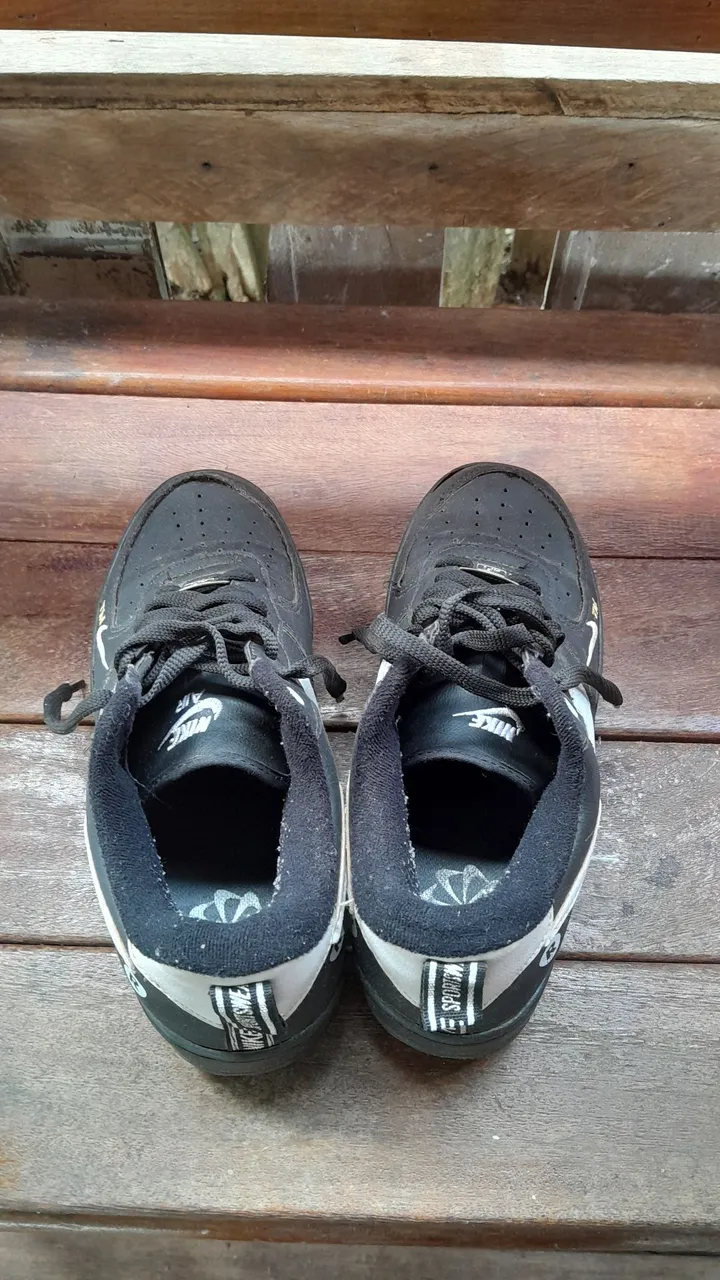 Tênis Nike Air Force 1 Preto - Novo