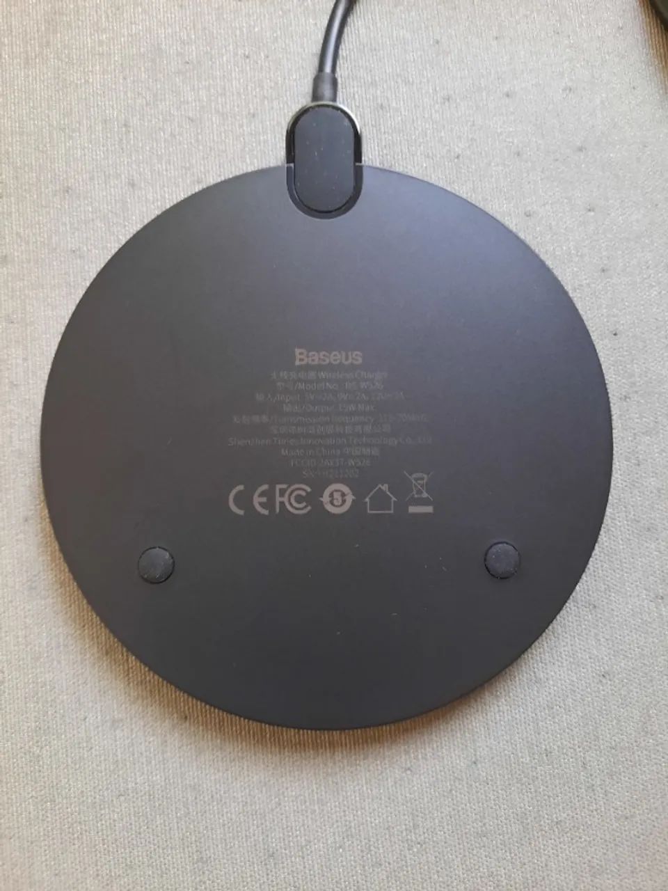 Carregador Baseus sem fio com visor led - Foto 5