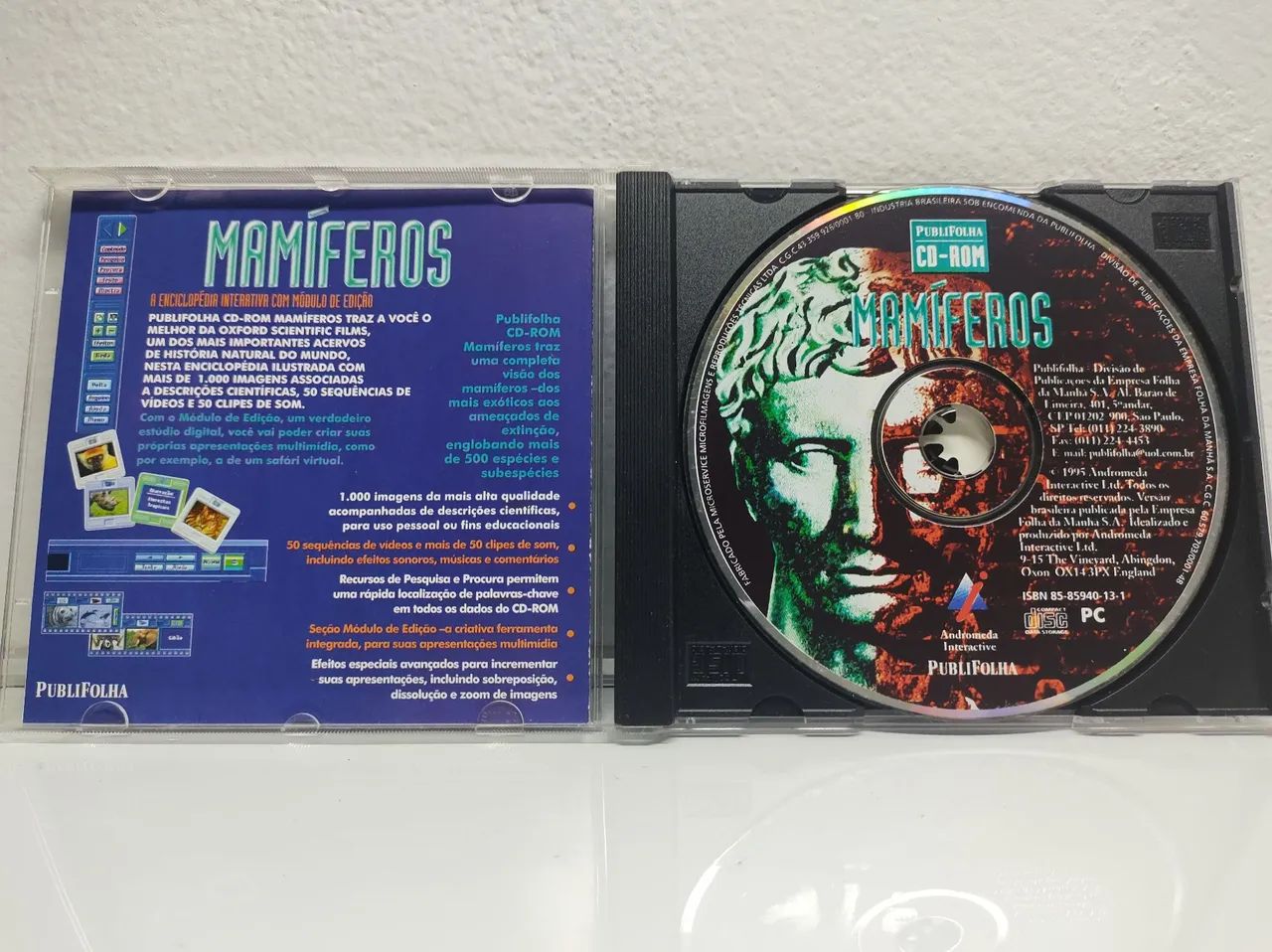 CD-ROM Mamíferos - Enciclopédia Interativa - CDs, DVDs etc