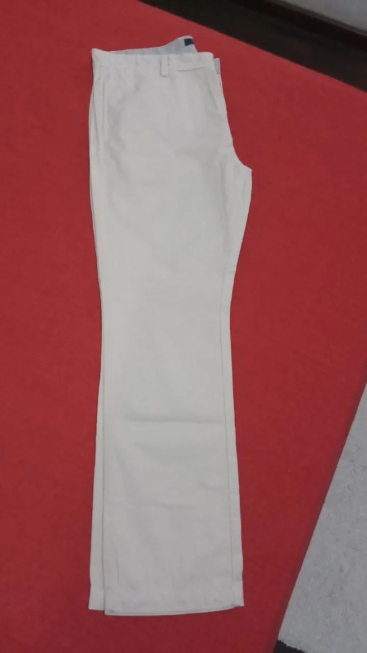 Calça Marfinno, chino, bege, 48. - Foto 2