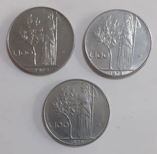 Lote 5 Moedas Antigas - Itália - Foto 3