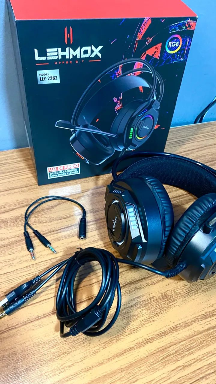 Headset fone gamer com microfone Rgb  - Foto 5