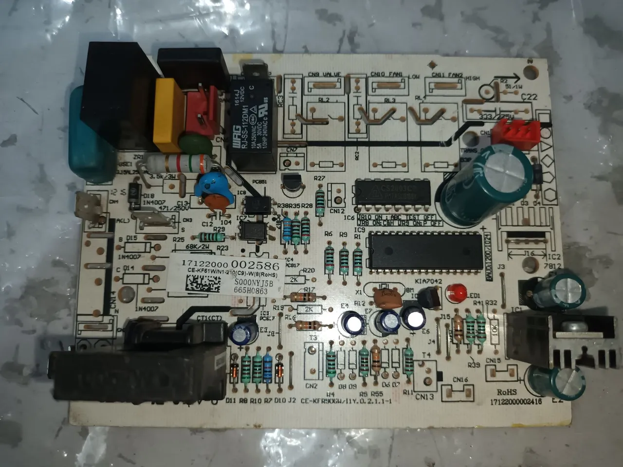 PLACA ( CE-KF61W/N1-210(C9)-W(8) ) - Midea