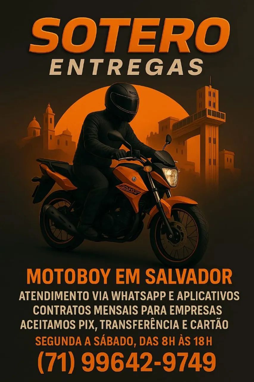 Motoboy para entregas rápidas em Salvador e região metropolitana  - Foto 4