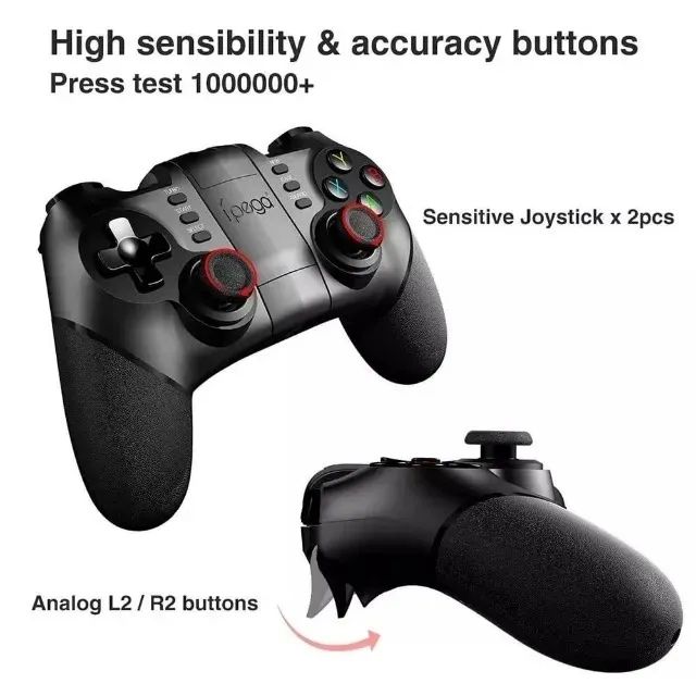 Controle Joystick iPega 9076 Bluetooth para Celular, PC e PS3 Diversão em qualquer Lugar - Foto 5