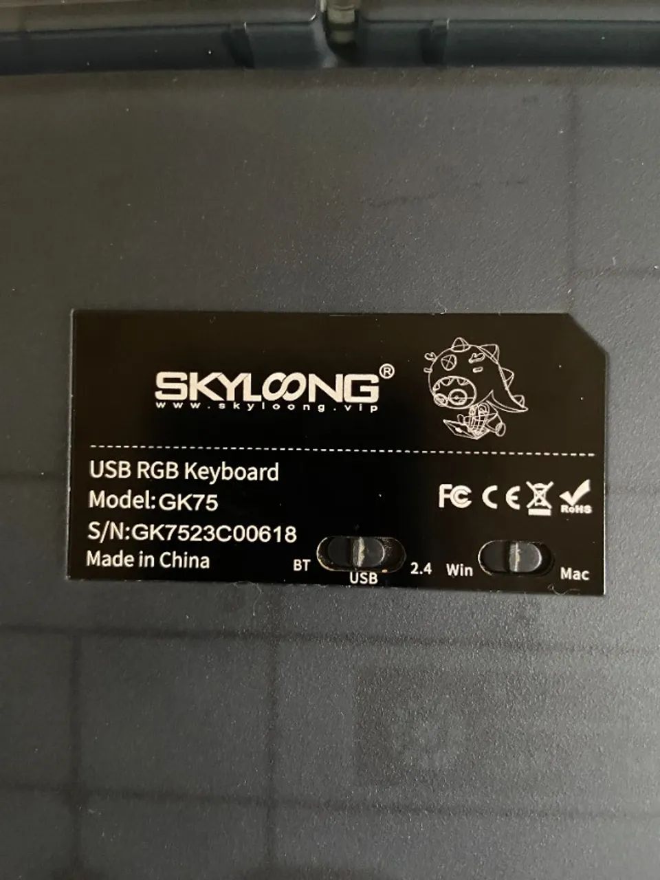 Teclado Mecânico Skyloong GK75 Custom - Foto 4