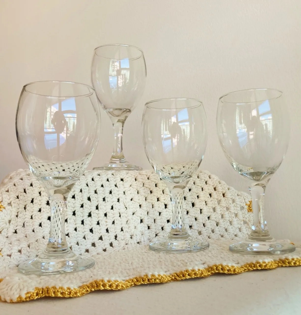 Conjunto de taças de vidro