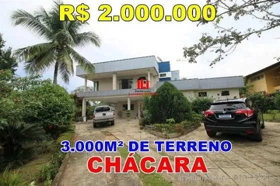 Casa 4 suítes, Piscina, 3.000m², Chácara no Tarumã Manaus, Leia Descrição