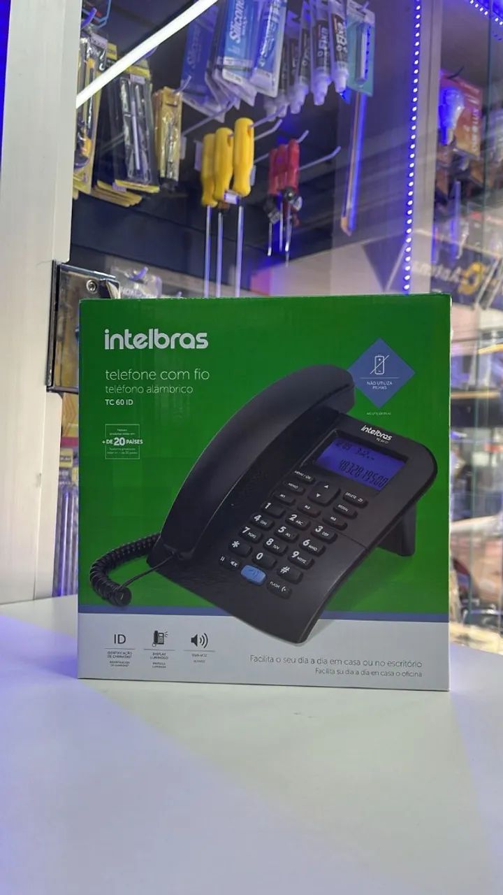 OFERTA! TELEFONE COM FIO INTELBRAS T-60