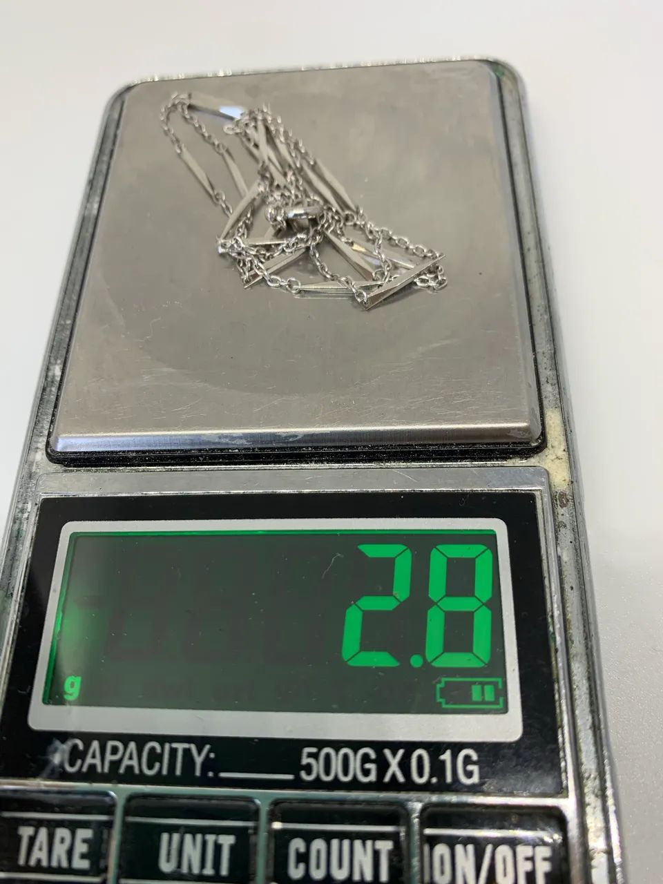 colar de prata com 50cm - Foto 4