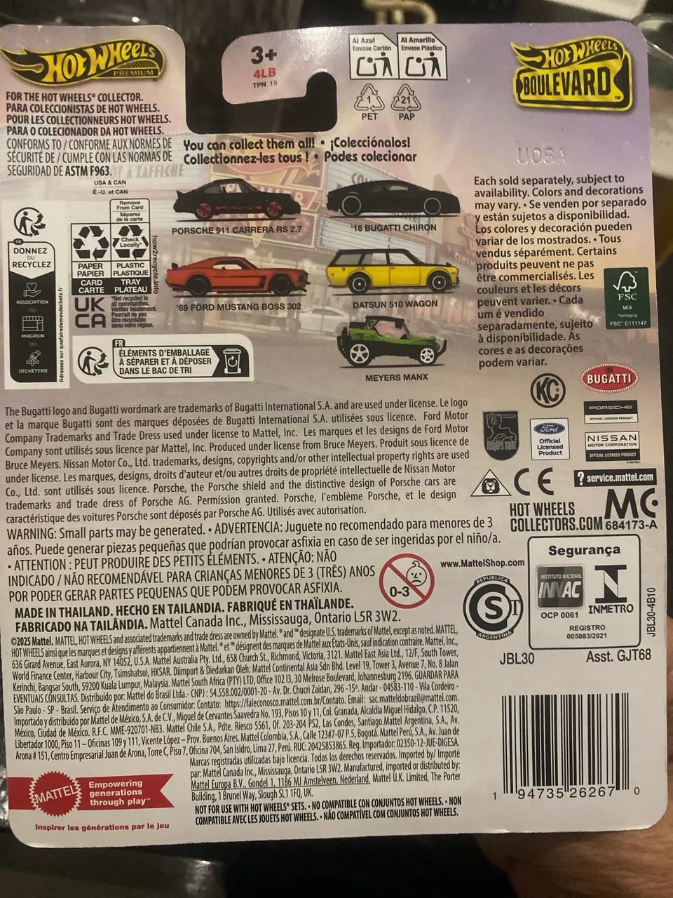 Hot wheels premium boulevard 16 Bugatti chiron - Foto 2
