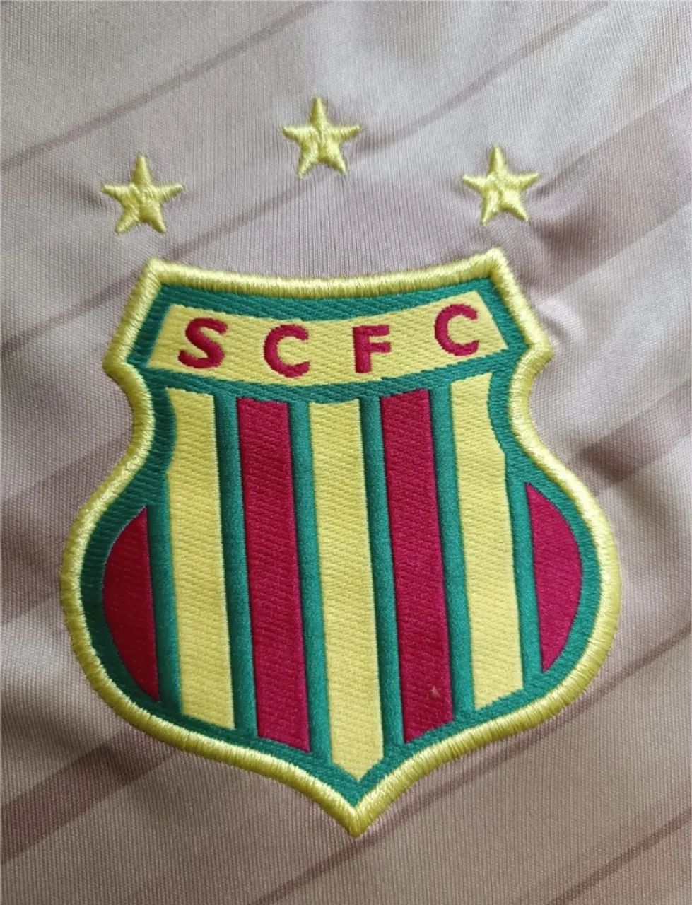 camisa sampaio corrêa bomache dourada original - Foto 3