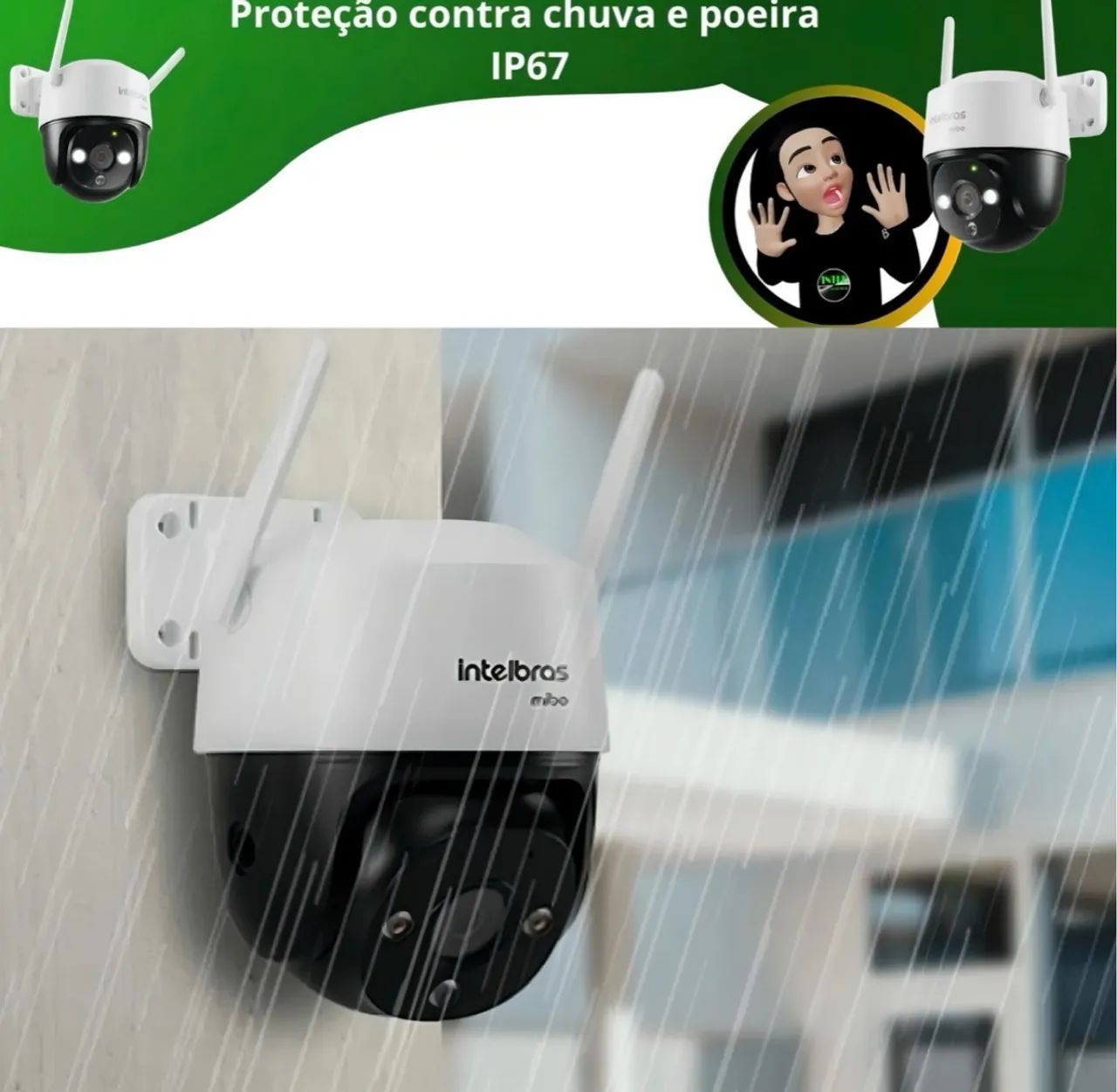 Câmera de Segurança Intelbras Mibo iM7 - Foto 4