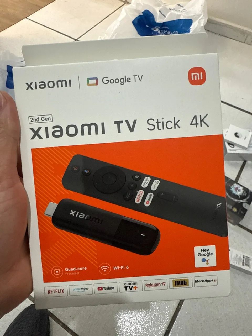 Xiaomi Mi TV Stick 4K 2nd Gen - Google TV Lançamento 