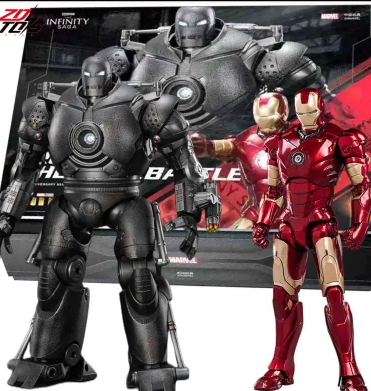 Kit homem de ferro Iron man com LED