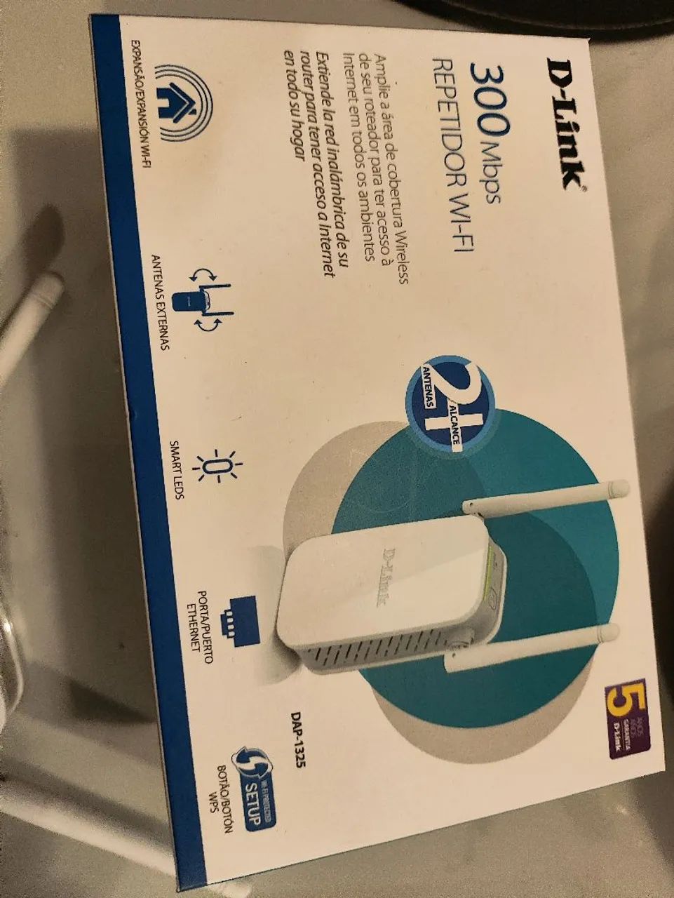 Repetidor Wi-Fi D-Link 300Mbps - DAP-1325 - Foto 4