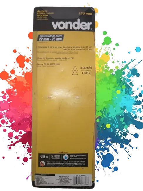 Alicate Corta Cabos Isolado Iec60900 Vonder - Foto 3
