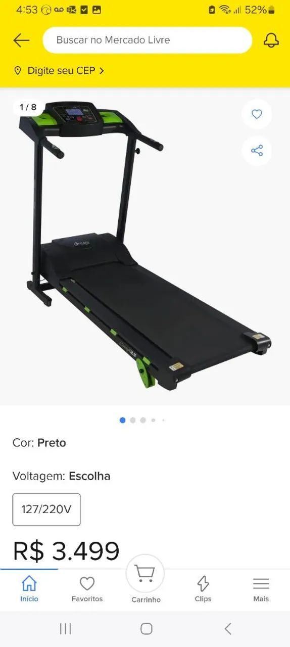 Esteira Elétrica e Bicicleta Magnética de exercícios  - Foto 6