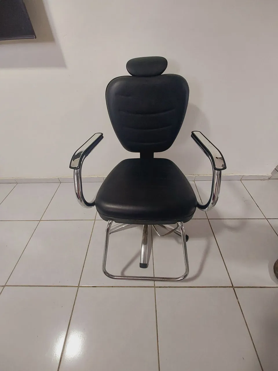 Cadeira dompel hidráulica giratória de cabeleireiro ou barbeiro profissional
