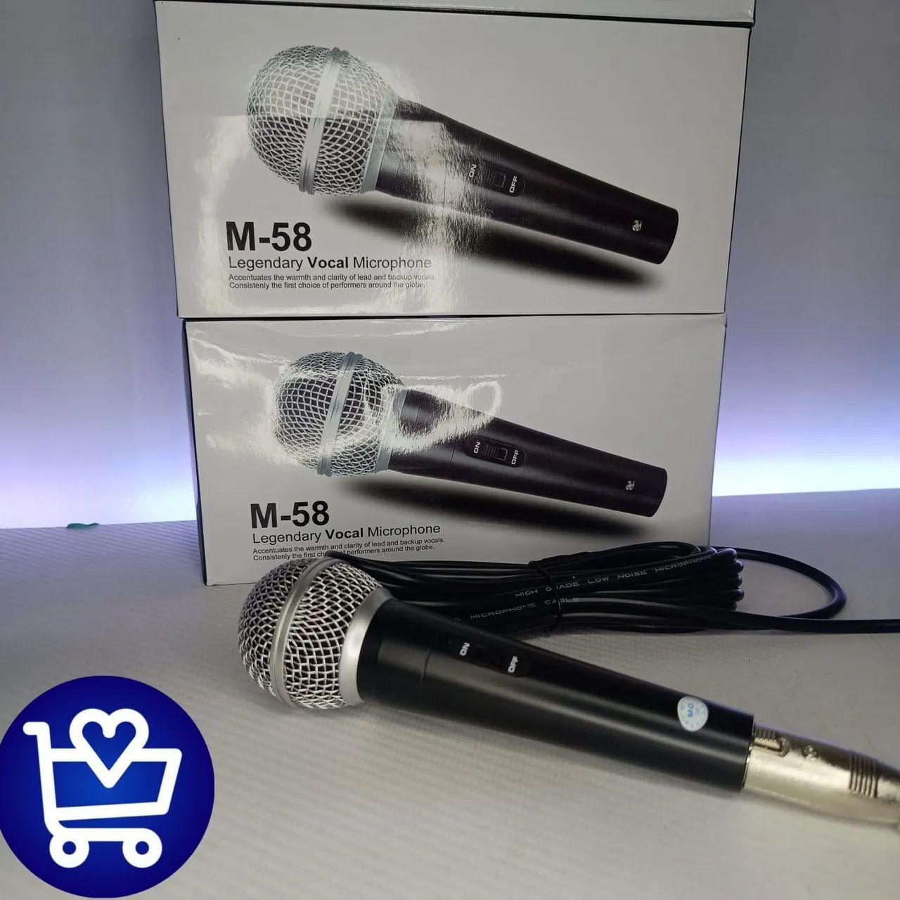 Microfone Vocal M-58 Profissional - Foto 3